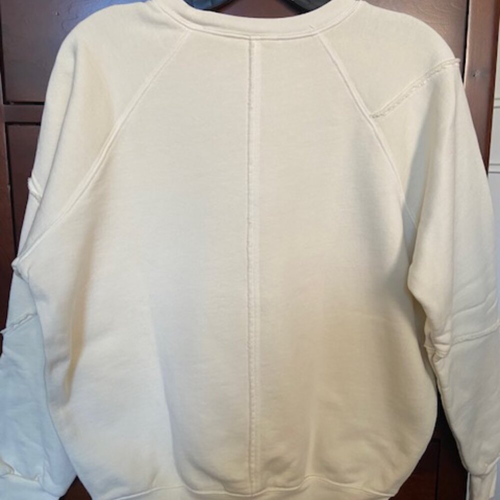 Frame Patchwork Sweatshirt Size Xs - image 4